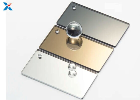 acheter Feuille de miroir acrylique en plastique argenté de gros pour la décoration légère online manufacture