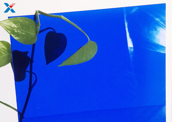 acheter Plaque acrylique d'épaisseur bleue et grande avec une dureté de surface élevée pour les modèles de luxe fabrication en ligne