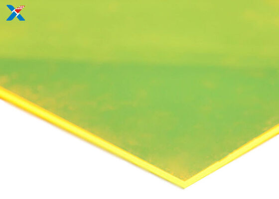 acheter Plaque acrylique verte fluorescente 1220x2440 mm, haute dureté de surface fabrication en ligne