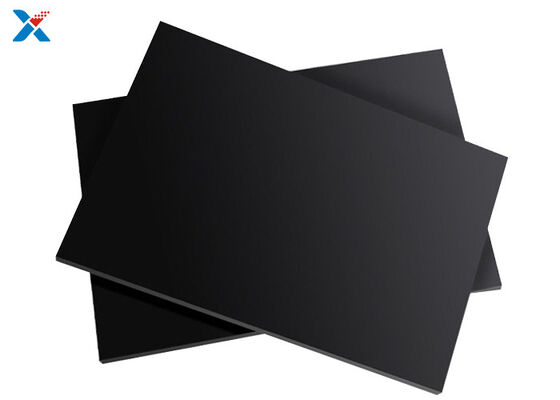 Feuille acrylique givrée noire mate 1 mm, panneau acrylique grand format personnalisé
