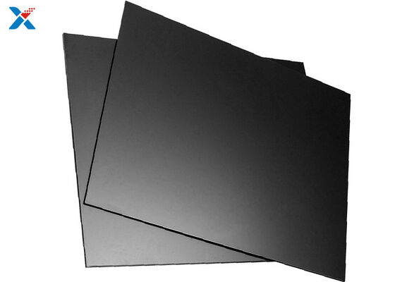 Les panneaux acryliques en plastique noirs ont adapté 1220mm*2440mm aux besoins du client 1220*1830mm