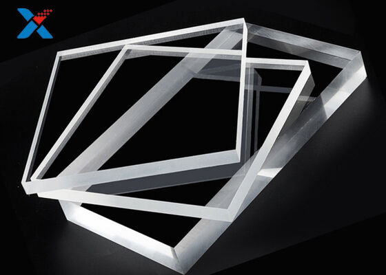 Panneaux en plastique lucite coulés transparents en feuille acrylique mince de 2 mm